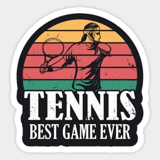 Tennis best Game ever Sticker